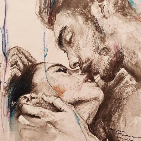 Страсть рисунок карандашом