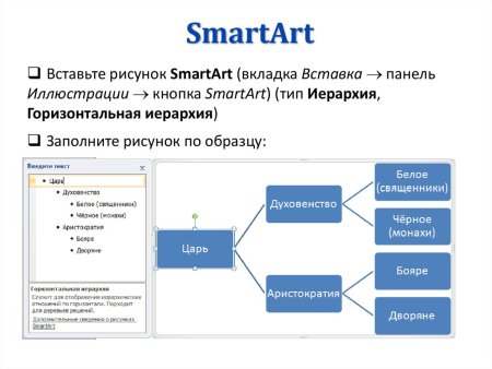 Схема smartart в Ворде