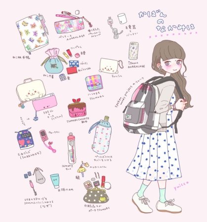 Рисунки в ежедневнике для девочек