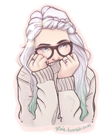 Девушка в стиле космос рисунок