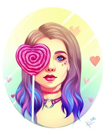 Рисунки для срисовки девочки