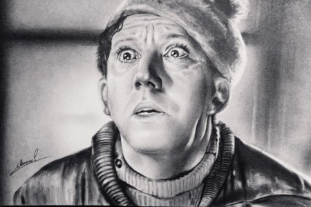 Юрий Никулин портрет карандашом