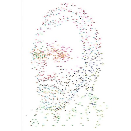 Рисование по точкам 1000 точек