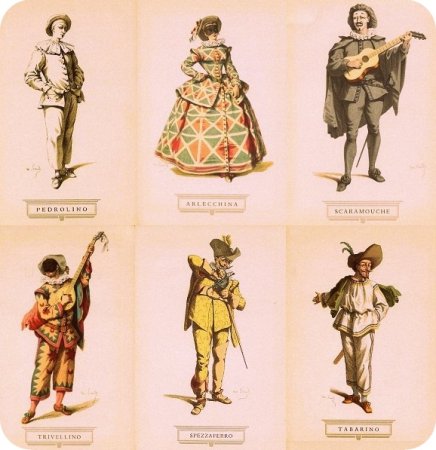 Герои итальянской комедии дель арте