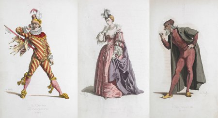 Комедия дель арте Капитан маска