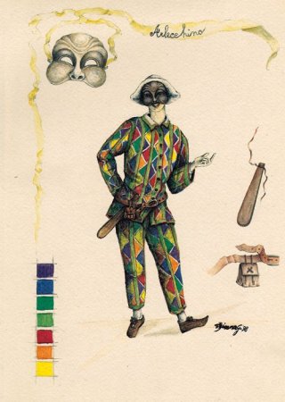 Труффальдино маска комедии дель арте