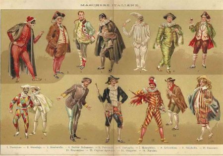 Маски итальянской комедии дель арте