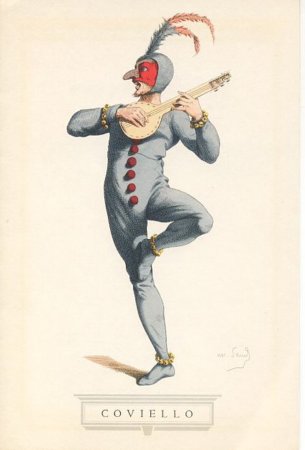 Комедия дель арте маски персонажей