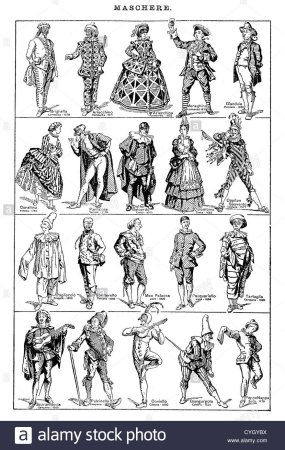 Комедия дель арте персонажи