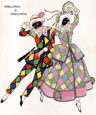 Комедия дель арте Капитан маска