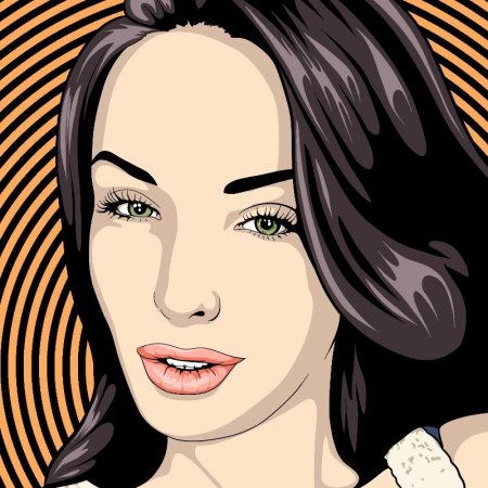 Портрет в стиле комикс