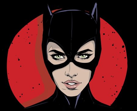 Женщина кошка арт