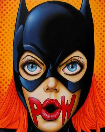 Супергерой поп арт