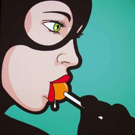 Женщина кошка арт