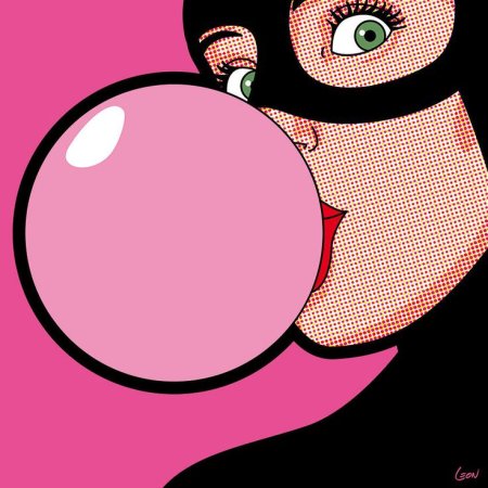 Поп арт Catwoman Batman