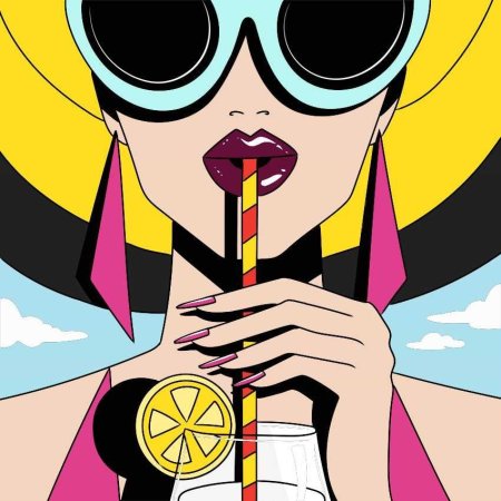 Женщина кошка арт