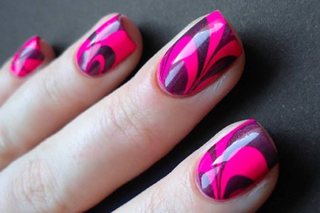 Рисунки на ногтях пошагово