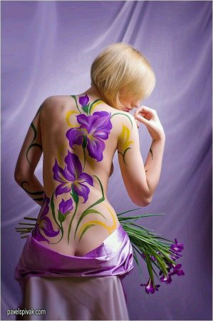 Бодиарт на спине