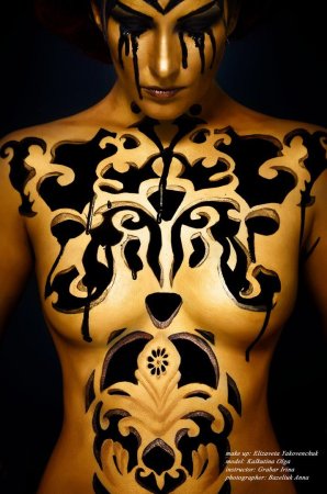 Эскиз боди арта