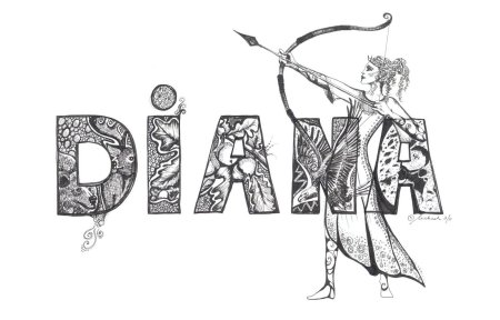 Шрифтовая композиция имя