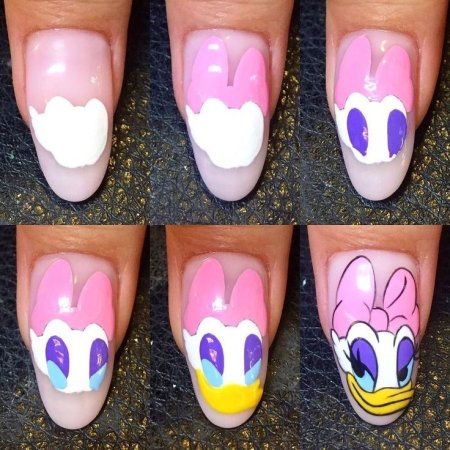 Ногти с поночкой