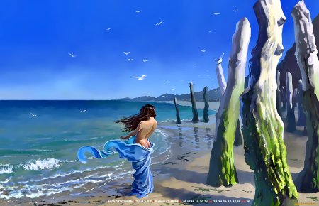 Рисование море