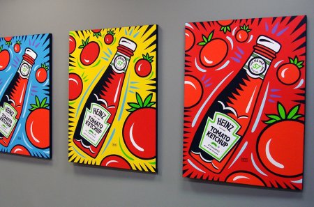 Упаковка в стиле поп арт