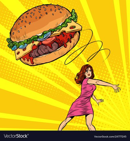 Поп арт фаст фуд