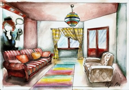 Рой Лихтенштейн спальня в Арле