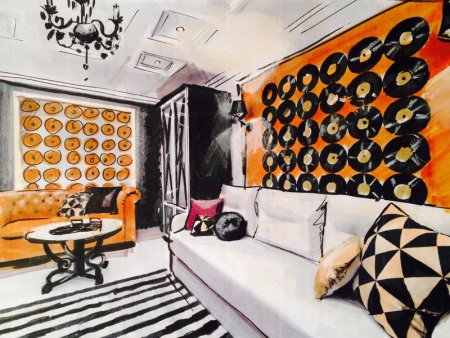 Рой Лихтенштейн спальня в Арле