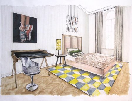 Картины Энди Уорхола в интерьере