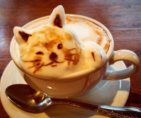 Латте арт доброе утро