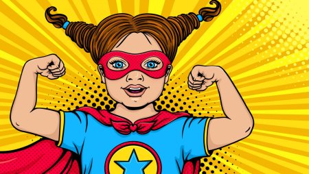 Дети в стиле поп арт