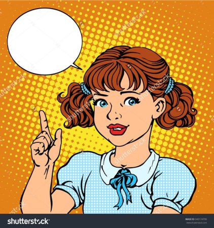 Дети в стиле комикс