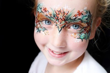 Бодиарт на лице детский