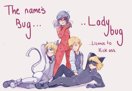 Маринетт и кот Блан