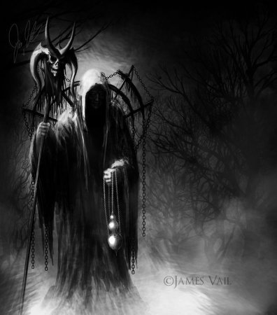 Маленькая девочка и монстр