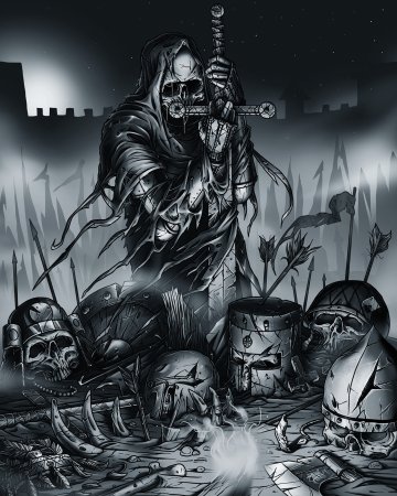 Рисунки карандашом смерть