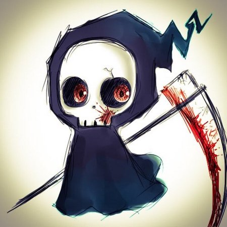 Смерть на черном фоне