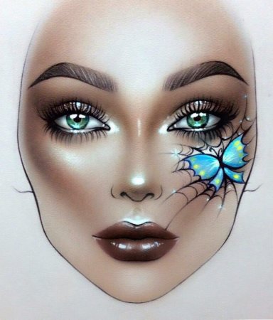 Макияж карандашом