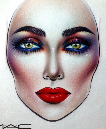 Макияж для рисования