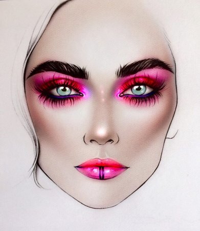 Макияж рисунок