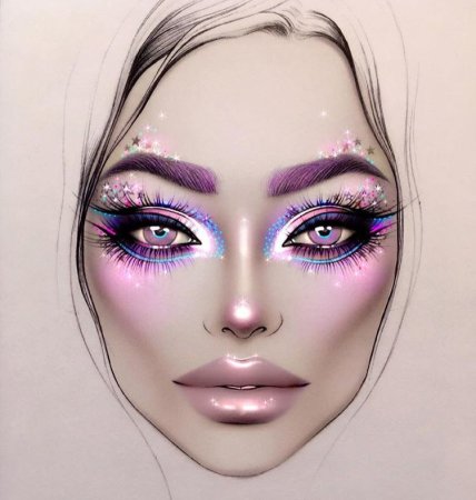 Макияж вектор