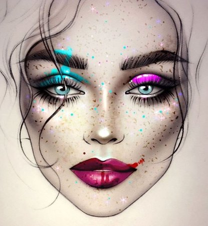 Эскиз грима