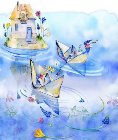 Акварельные иллюстрации детские