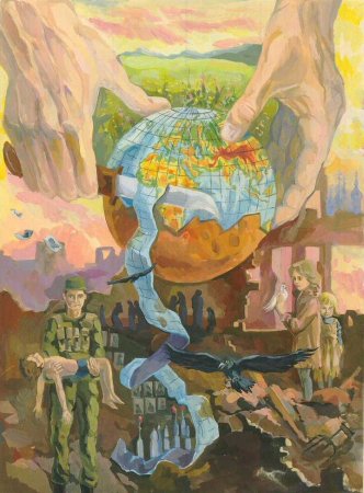 Планета земля мультяшная