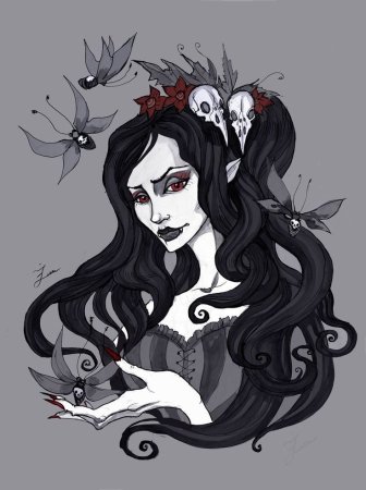 Мрачный стиль рисования