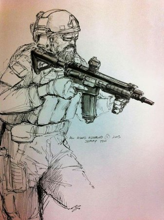 Эскиз война