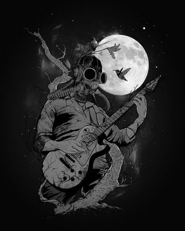 Мрачный гитарист