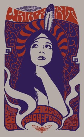 Плакаты в стиле психоделика